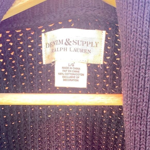 Ladies cardigan sweater size Lg by Denim and Supply for Ralph Lauren - Picture 7 of 7